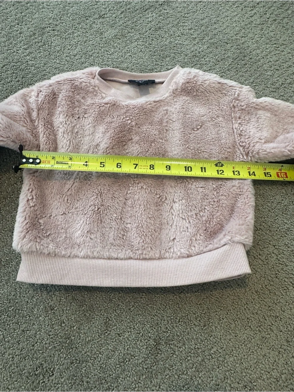 Girls Size 6 Blush Fleece Top & Bow-Print Tulle Skort Matching Set